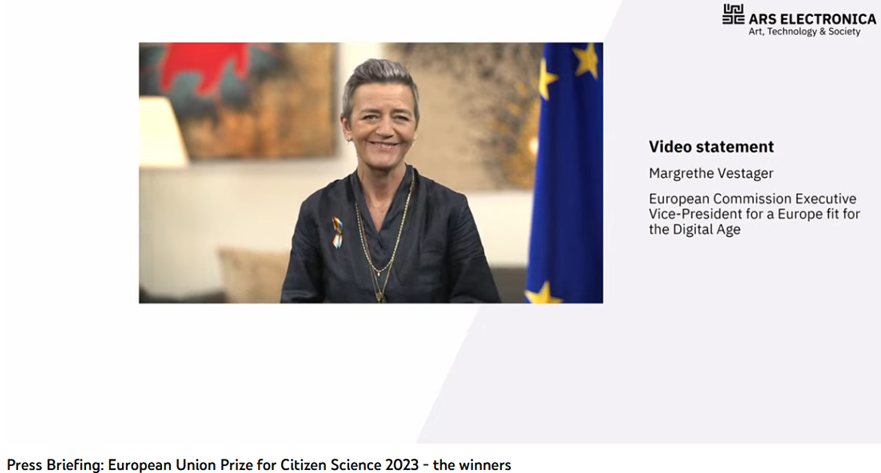 irinatiron_ec's tweet image. Congrats to the winners of #EUCitizenSciencePrize:
Grand🏆@Isala_UAntwerp
Diversity &amp;amp; Collab📷@BelongingThe
Digital Communities📷@RestartProject

Kudos to @impetus4cs and @ArsElectronica for the event! @REA_research