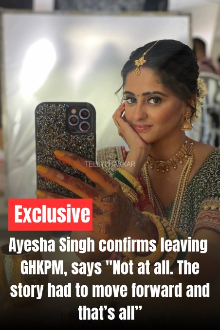 Here is what #AyeshaSingh had to say about her leaving #ghumHaiKisiKePyaarMeiin 
(Full interview on our website) 
#GHKKPM #SaiRat #AyeshaSinghFans
