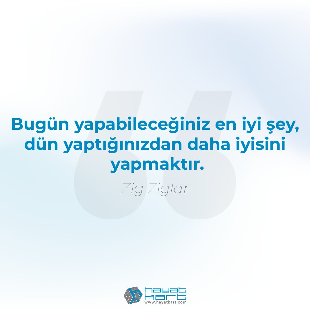 Güne motivasyonumuzu yükseltecek bir söz ile başlayalım.

#hayatkart #pazartesi #motivasyon #pazartesimotivasyonu #zigziglar