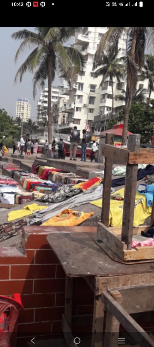 This morning Bandstand turned into a Dobi Ghat while illegal hawkers continue on the Promenade. #G20Summit #G20BeachCleanUp
@mybmc @IqbalSinghChah2 @mybmcWardHW @mpcb_official @mahamaritime1 @VVVispute @MumbaiPolice is anything going to change for us tax payers. Please respond.