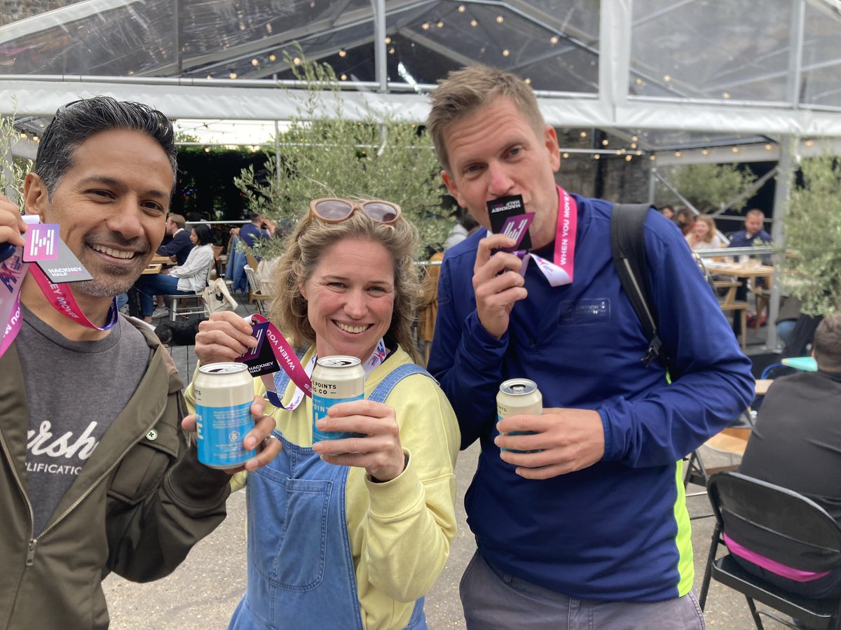 Awesome day yesterday @hackneymoves #hackneyhalf tough one this year crowds amazing as ever. People of Hackney you were awesome! Thank you!