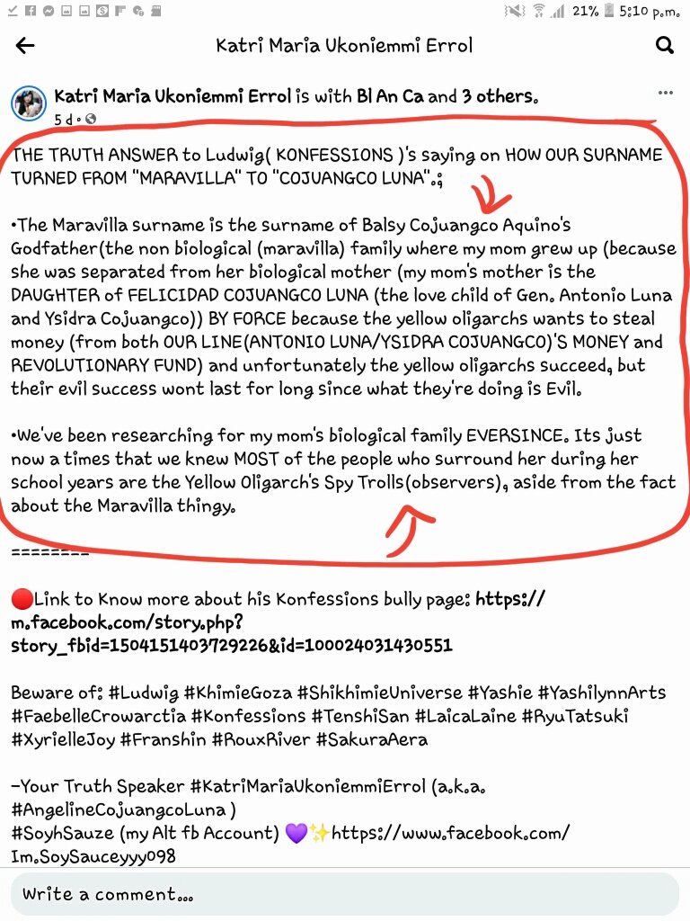 KatriMariaErrol's tweet photo. ●Link of this post:https://t.co/XTfwRQvEgw

Beware of: #ShiKhimieGozaUniverse #Yashie #YashilynnArts #FaebelleCrowarctia #TenshiSan #LaicaLaine #XyrielleJoy

-Girl of Truth #KatriMariaUkoniemmiErrol #AngelineCojuangcoLuna )
#SoyhSauze(my fb alt)link: https://t.co/31xUNKfpTG https://t.co/WcKYmLJQv7