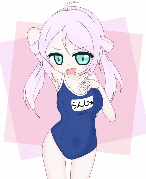 きゃあっ!次は水泳の授業ね!!!  #虹ヶ咲 #鐘嵐珠