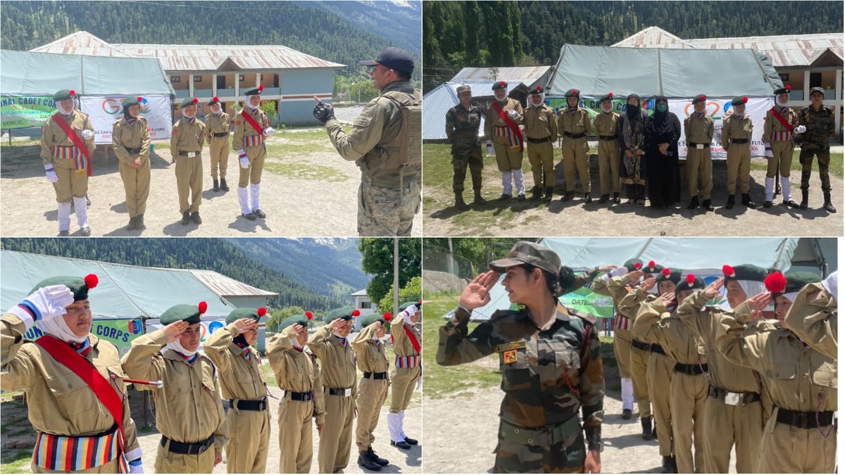 ToofaniBaba1's tweet photo. Wussan Battalion organised an Introductory Training Session for the girls of NCC junior division on enrollment with 1st J&amp;K Girls Battalion at Govt Senior Secondary School, Kullan . 
@Mesmer_Manasbal
@official_dgar
#GirlsNCC
#BadaltaJammuKashmir
#KashmirDiaries https://t.co/NWCc1iaGHM