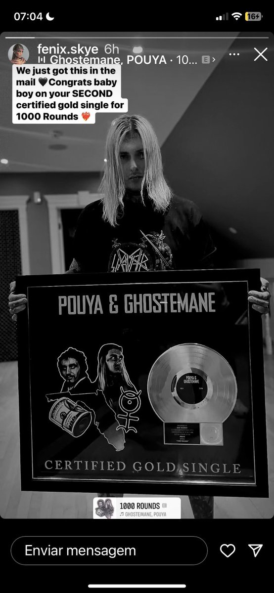 PortalGhoste's tweet photo. 📲 • @ fenix.skye e Ghostemane publicaram essa foto nos stories! 🔥 (19-05-2023) https://t.co/WP3PDrdUk1
