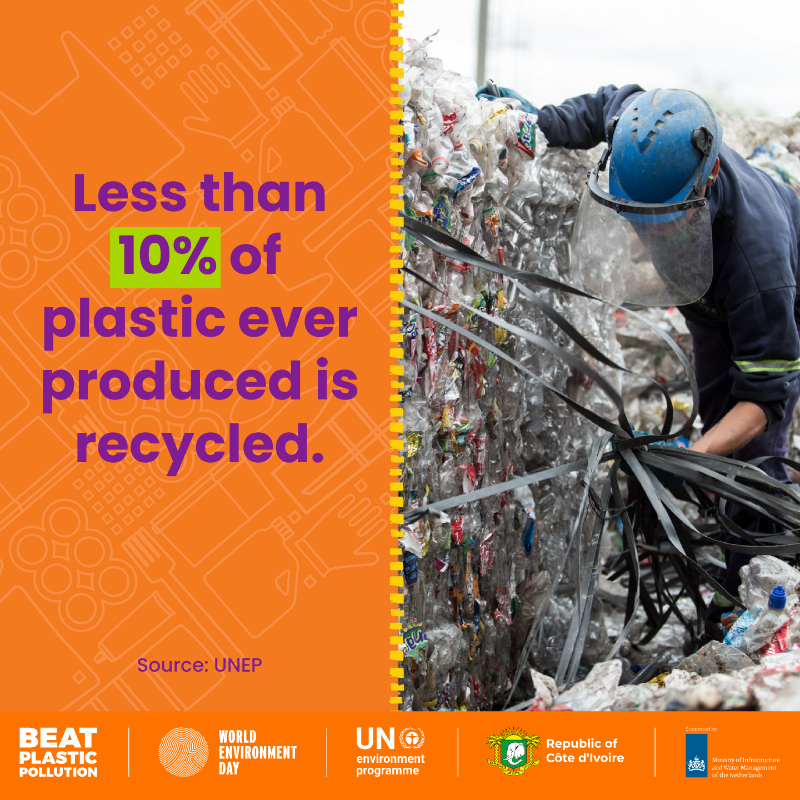 UNEP's tweet photo. The best way to tackle plastic pollution is to prevent it in the first place.

Governments, businesses, civil society, and academia can all be part of the solution to #BeatPlasticPollution.

Join in this #WorldEnvironmentDay: https://t.co/ENu9UG82kz https://t.co/1p5G0183uh