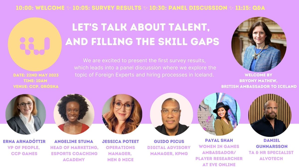 📣 Exciting News: As a part of Iceland Innovation Week, our Operations Manager, Jessica Poteet will be sharing her expertise and insights as one of the esteemed panellists on the fascinating topic of Foreign Experts and the hiring processes in Icelandic companies. ✨