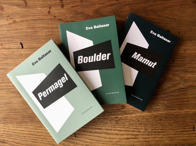 🔥🔥 Brazil Rights of #Permagel #Boulder and #Mamut, by #EvaBaltasar just acquired by Dublinense Editora! 
And offers for other languages on the table now. Tomorrow we’ll know if ‘Boulder’ receives the #InternationalBooker2023 🤞🏽