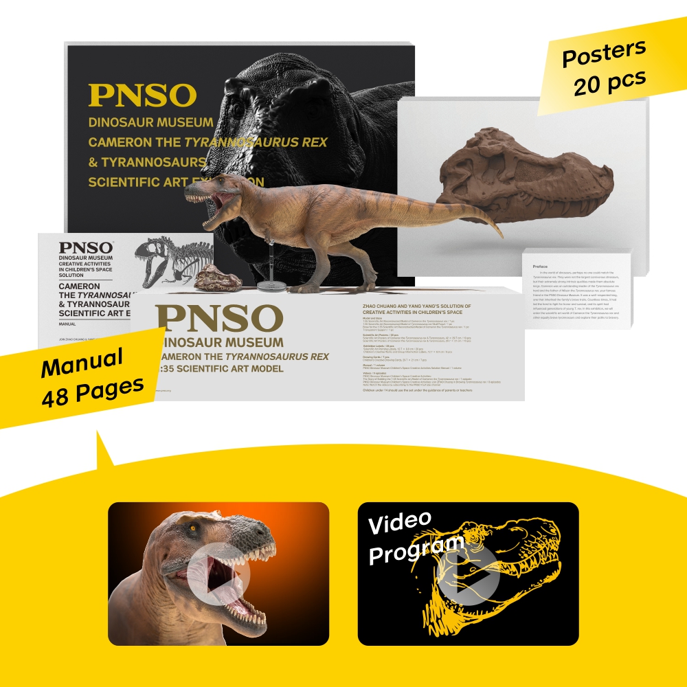 New Release | Cameron the Tyrannosaurus rex from the PNSO Dinosaur Museum series will be available in PNSO official online stores soon.
#pnso #dinosaurs #trex #BiodiversityDay