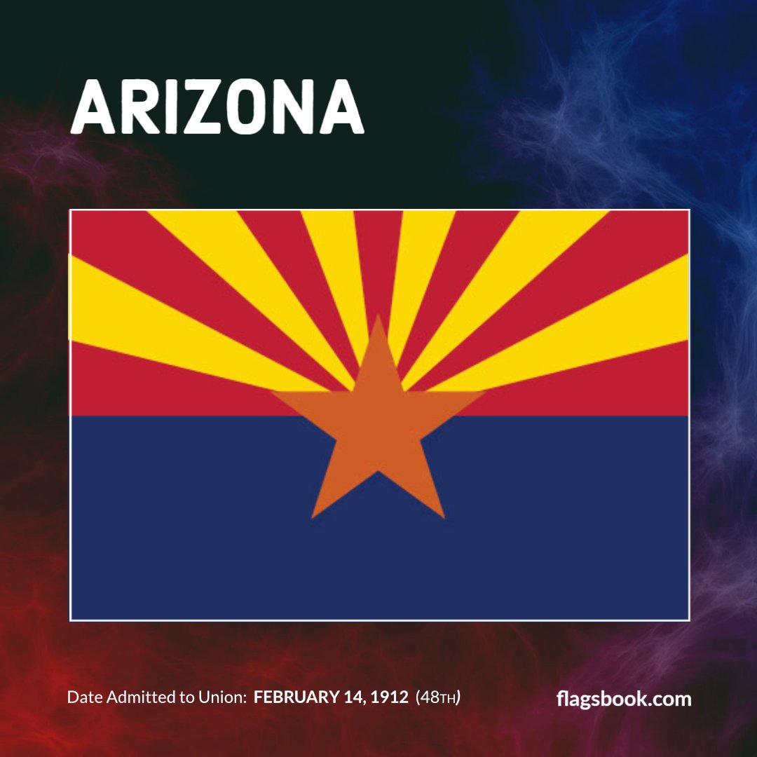 State flag of Arizona
The Grand Canyon State
#Arizona #flagsofusa #fotw #worldflags #usaflags #usflags #fiftystates #fiftystatesflags #50states #flagsbook #flagoftheday #dailyflag #todaysflag #flag #flags #learnflags #arizonan #48thstate #arizonalife #phoenixAz #Phoenix