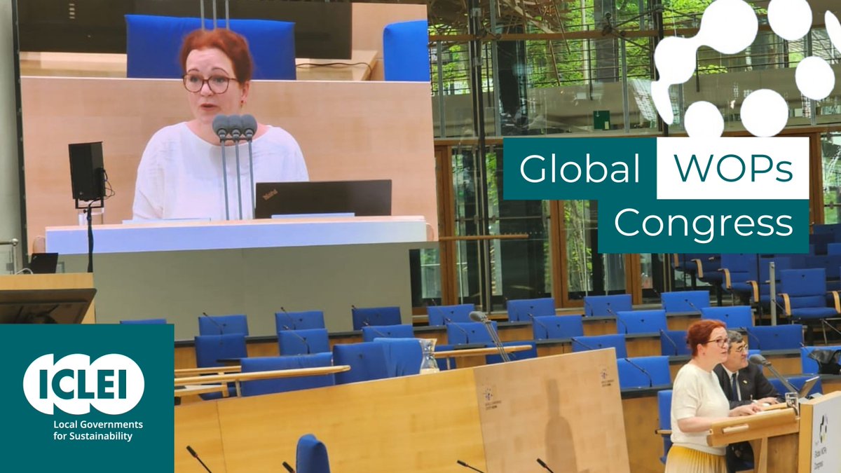 RT @ICLEIAfrica When coping with crises it is critical to work together, for example through networks like @ICLEI.

~ Mayor @katjadoerner, @BonnGlobal, speaking for people, planet & prosperity 🌍 at opening plenary of the 5th #WOPsCongress 

DYK @BundesstadtBonn will soon become a #MCR2030 Hub?
