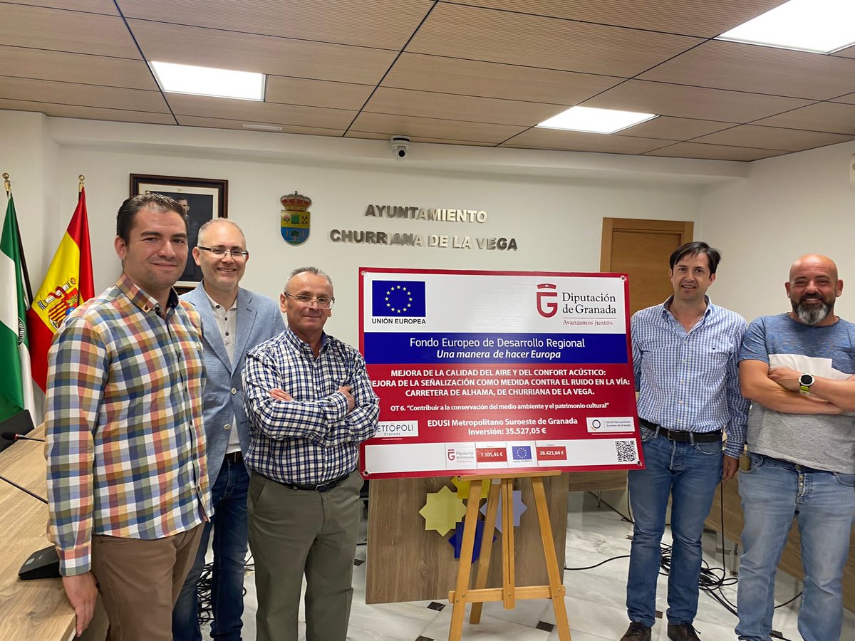 GRmetropoli's tweet image. Mejorar el #confortacústico en #GranadaMetrópoli pasa por habilitar y señalizar zonas de 30 y 20 km/h cerca de centros educativos,sanitarios...Es lo que se va a hacer en la carretera de Alhama en Churriana de la Vega
ℹ️granadametropoli.eu/plan-mejora-ca…
#UniónEuropea+@dipgra @AytoChurriana