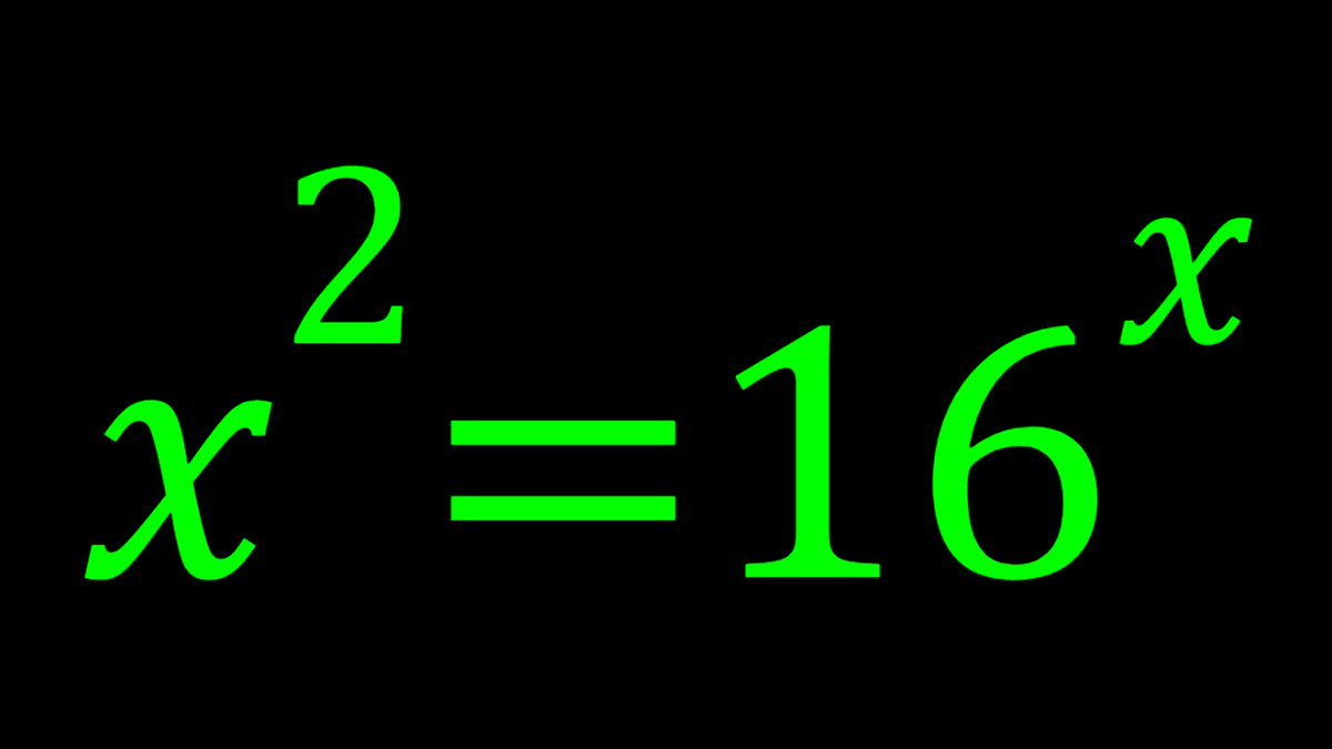 SyberMath's tweet photo. A Nice Exponential Equation Suggested by Richiez111
#ChallengingMathProblems #ExponentialEquations #Exponentialsvia @YouTube @Apple @Desmos @NotabilityApp @googledocs @canva
https://t.co/pCdrfWIMsr https://t.co/siMkUpj0Nt
