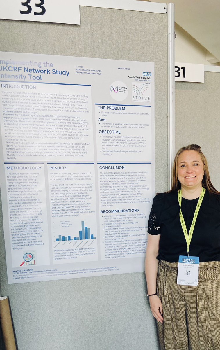 Proud to be displaying my poster for the RD forum #RDF23  <a href="/Sage_Gateshead/">Sage Gateshead</a> <a href="/TVRAResearch/">Tees Valley Research Alliance</a>