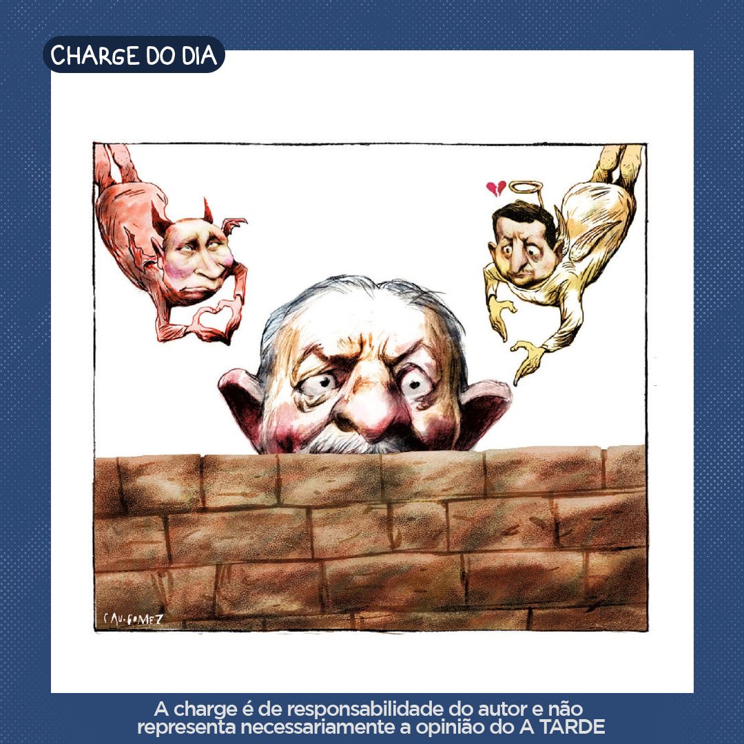 atarde's tweet photo. #ChargeDoDia, veja outras charges no #PortalATARDE acessando o link na bio.
#Charges #CauGomez #ATARDE #GrupoATARDE
A charge é de responsabilidade do autor e não representa necessariamente a opinião do A TARDE. https://t.co/oBVUXWI9pw