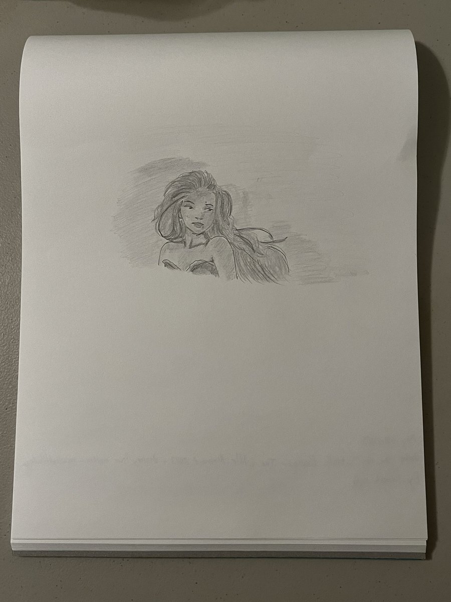 HannahGilley21's tweet photo. “Under the sea”🌊🧜🏻‍♀️🐚🪸🦀🫧
#THELITTLEMERMAID #drawing 
#TheLittleMermaid2023 #disney 
#disneydrawing #disneyliveaction 
#underthesea #disneyplus 
#mysical #fantasy #hallebailey https://t.co/24wWeobOmz