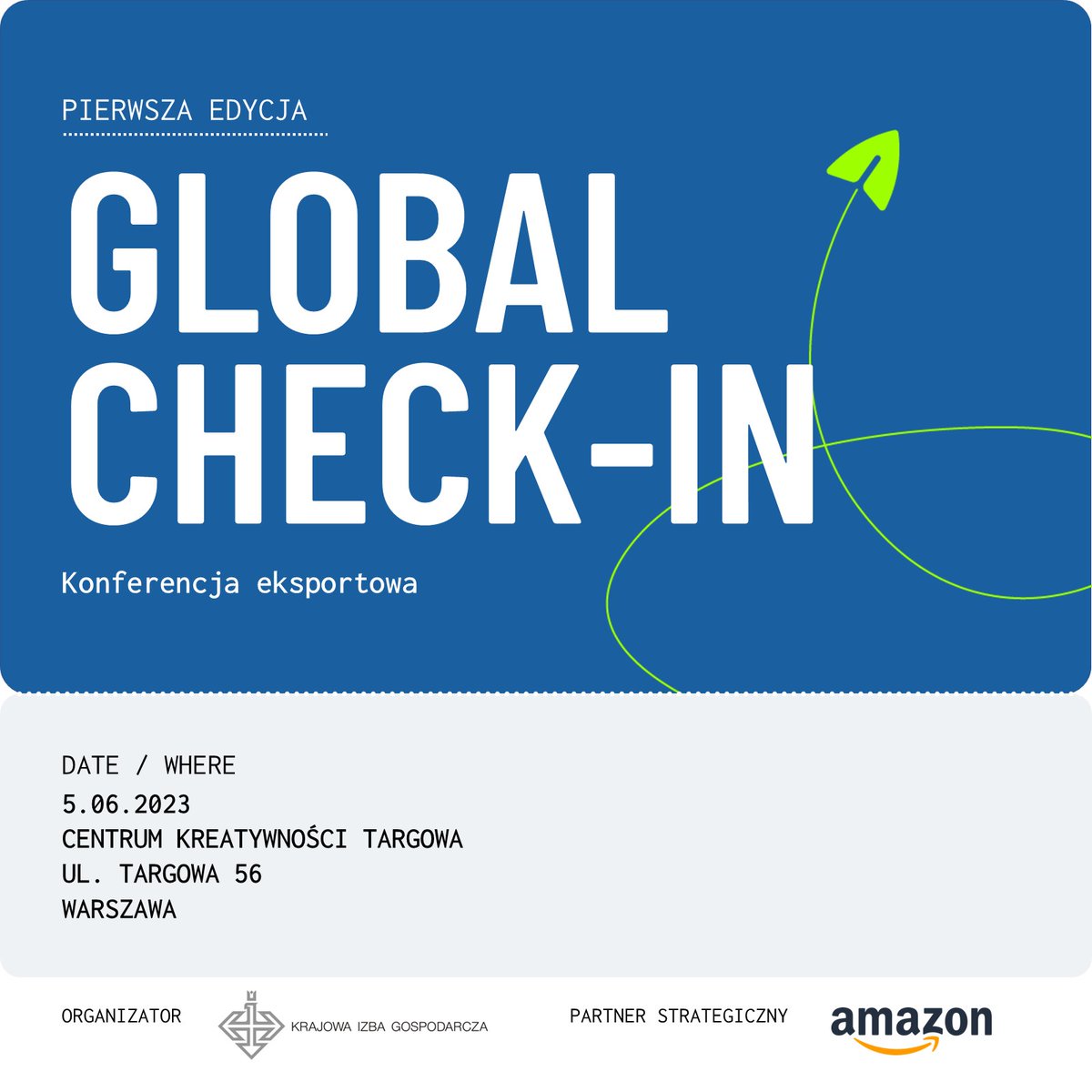 wwwkigpl's tweet photo. 🌐 Weź udział w konferencji #GlobalCheckIn! Już 5 czerwca spotkamy się żeby porozmawiać o eksporcie w sposób jakiego trudno szukać na innych konferencjach!  
📧Aby wziąć udział zgłoś się mailowo na adres: globalcheckin@kig.pl
💡Więcej informacji: https://t.co/ZTNJ4jw3D6 https://t.co/kJNcx48Nw8