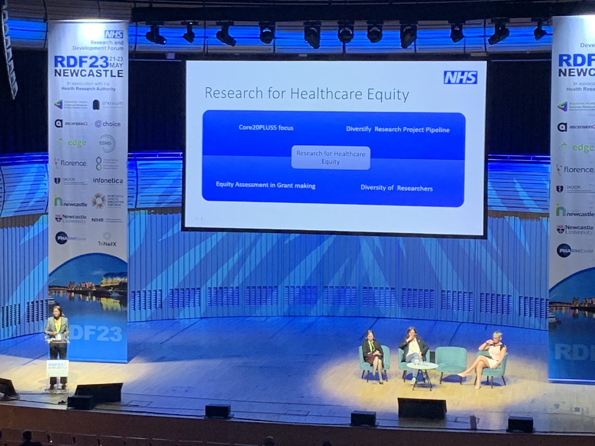 PearsonBerni's tweet photo. @BolaOwolabi8 opens #rdf23 “ensure you look back in 10 years to say you done all you could to reduce healthcare inequalities leading us from the wake of this awful pandemic” - powerful messaging @NHSRDForum https://t.co/PYE8DUed4l