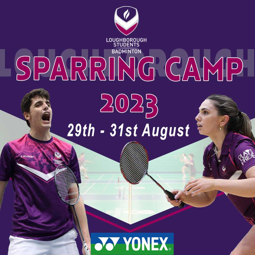 APPLICATIONS CLOSE THIS WEEK!
If you're interested in attending our Sparring Camp then get your application in now! (link below).
forms.office.com/e/y1Lxq2kymT
 Promises to be a great few days of training and match play! 🏸 🥊
#trainingcamp #badmintoncamp #lborobadminton