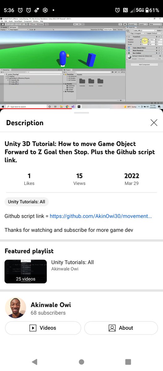 youtu.be/4KYMgntG5oE #unity3dtips #unitydevelopers #unity3d