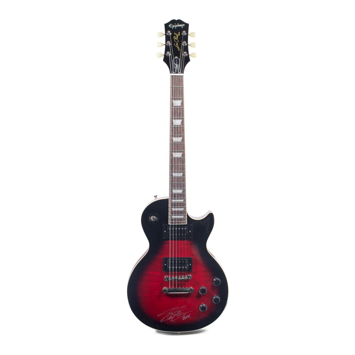 Fancy a rockstar's guitar?  This Epiphone Slash Les Paul Standard Electric Guitar Signed By <a href="/Slash/">Slash</a> from <a href="/gunsnroses/">Guns N' Roses</a> is going on auction with <a href="/bonhams1793/">Bonhams</a> 

Follow the link to bid!
bonhams.com/auction/28539/…

#Slash #Auction #Bonhams #Charity #Music #Guitar #Kidscan #GunsnRoses