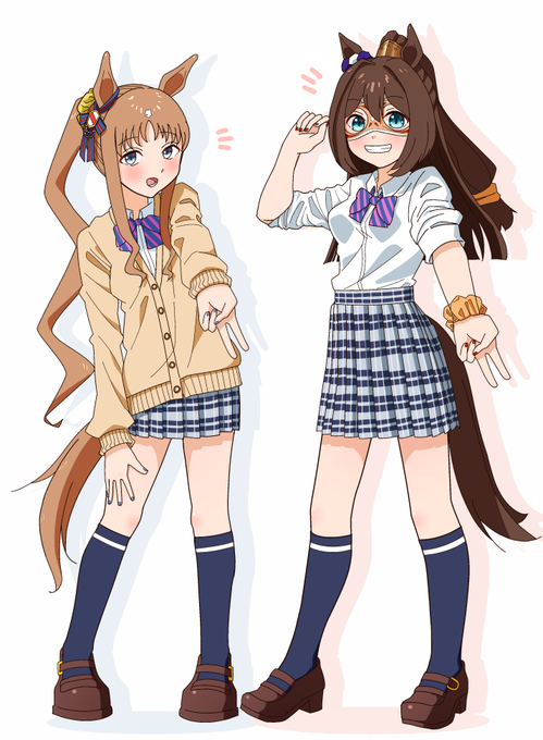 ギャルグラス&ギャルコンドルパサー #ウマ娘
