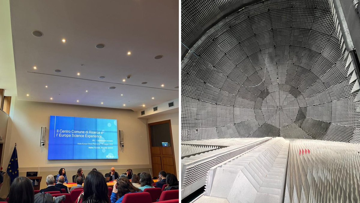 Ed_Vercelli's tweet photo. 🇪🇺Grande successo alla visita al centro di ricerca JRC di Ispra!🇪🇺
✅ Il servizio scientifico e di conoscenza della Commissione europea
🤩Abbiamo visitato i laboratori di ricerca e l’Europe Science Experience
https://t.co/fI14An2bZs
#europe #jrc #ispra #ExperienceEUscience https://t.co/dC4dX4hmnf