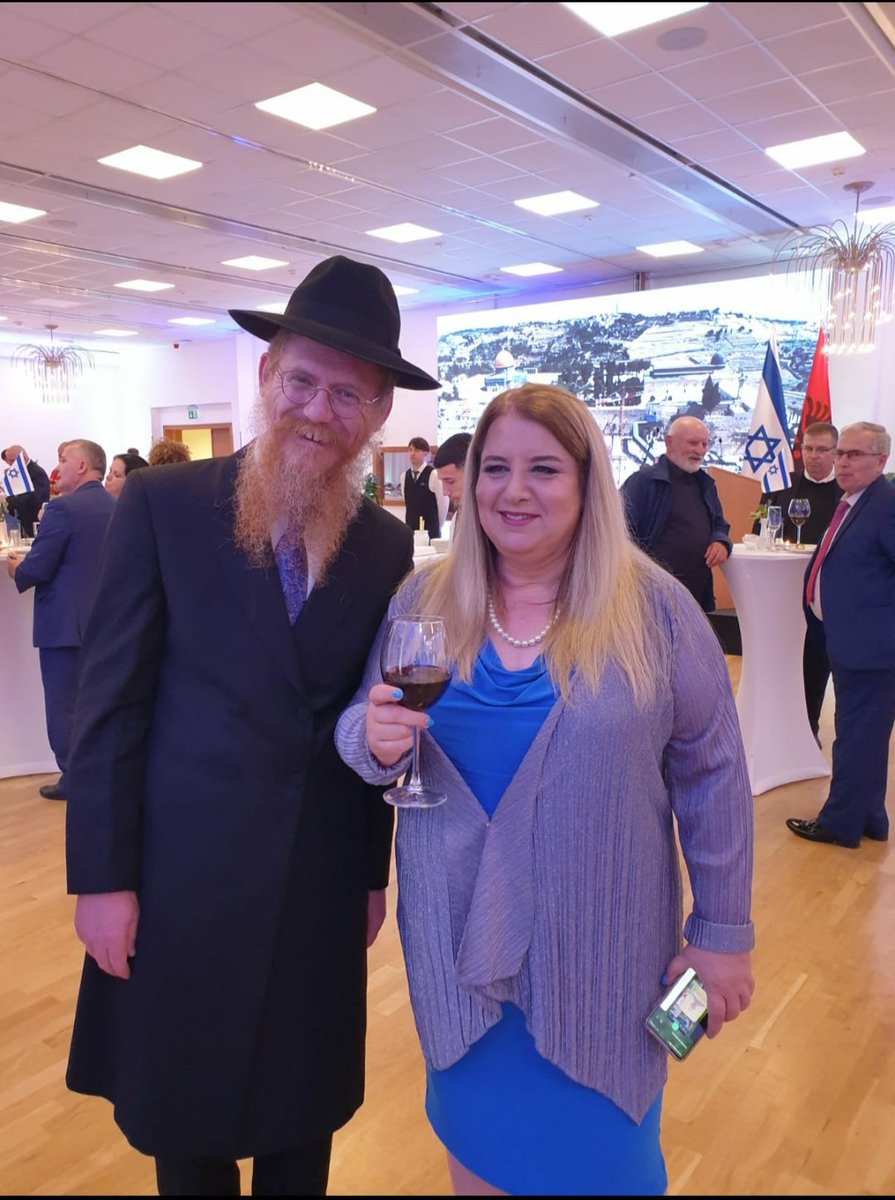ClRabbi's tweet photo. כבוד גדול מאוד ל��חת חלק באירוע מושקע ומכובד מאוד המאורגן על ידי השגרירה @GalitPeleg וכל הצוות המדהים והמסור של שגרירות ישראל באלבניה. שמחתי לקחת חלק יחד עם כל מנהיגי הדתות. https://t.co/AZYpbHuF9L
