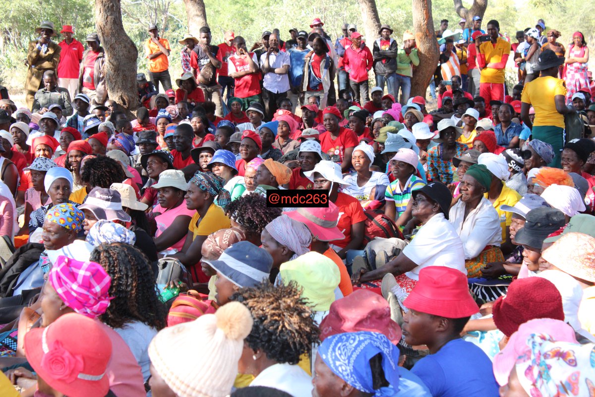 mdc263's tweet photo. #MatebelelandNorth #BubiDistrict 

The people's President @DMwonzora delivering a shared national vision and inspiring hope with substance.

Lies have short legs, the MDC never changed its name or colours.   

#FreeFairCredibleElections2023 https://t.co/Gt6Gxot54m