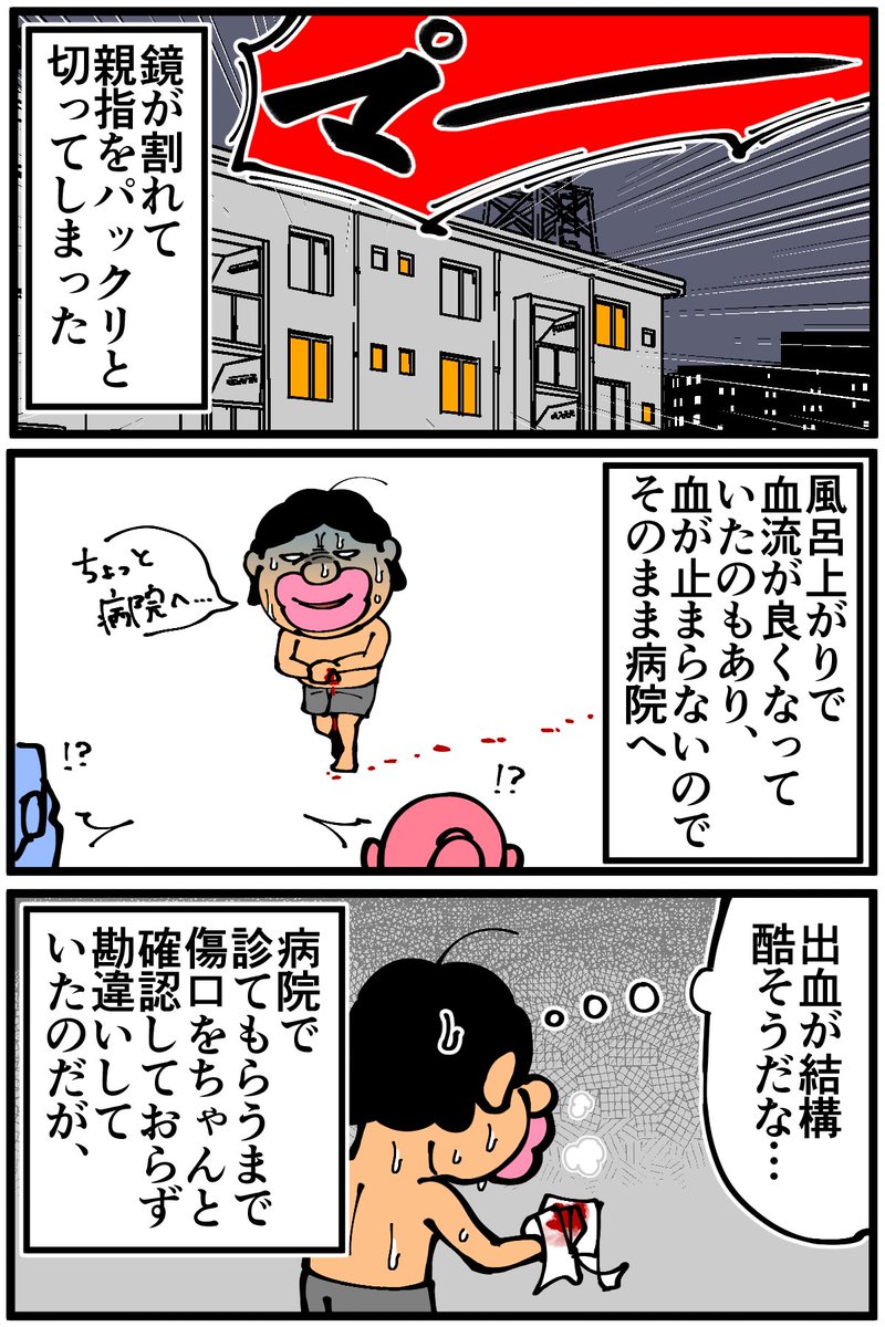 数年前に指を怪我した話(1/2)
※怪我・出血の描写が含まれるためセンシティブ設定にしております。苦手な方は画像を開かないようご注意ください!! 