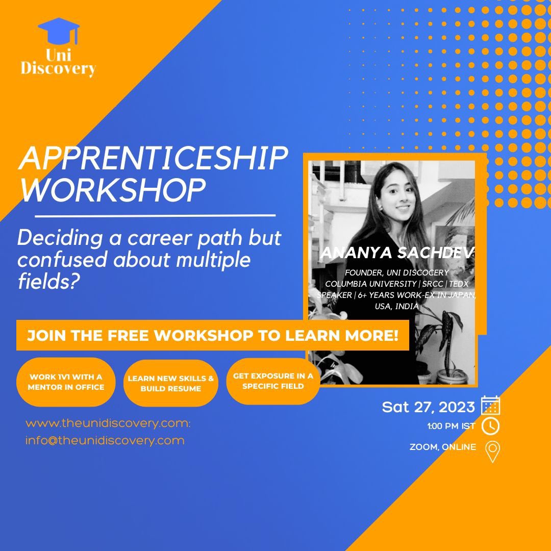 sachdev_ananya's tweet photo. We have a unique program that blends mentorship with learning through working on projects and research! 

Want in? Save a spot! 
Register: https://t.co/N661CNXrUI https://t.co/d7cuu1XKLX