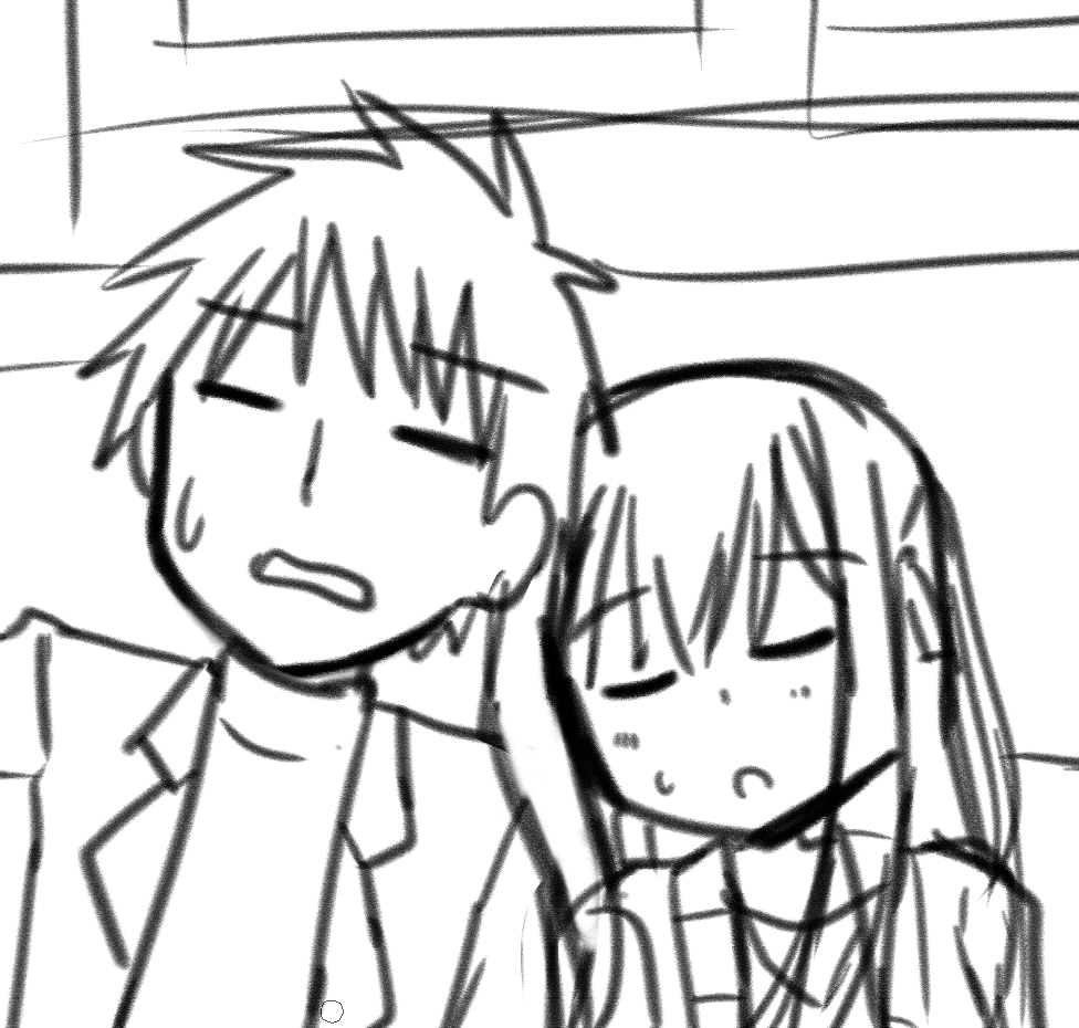 今日の下書き!戦い(?)終わって…(゜□、゜)