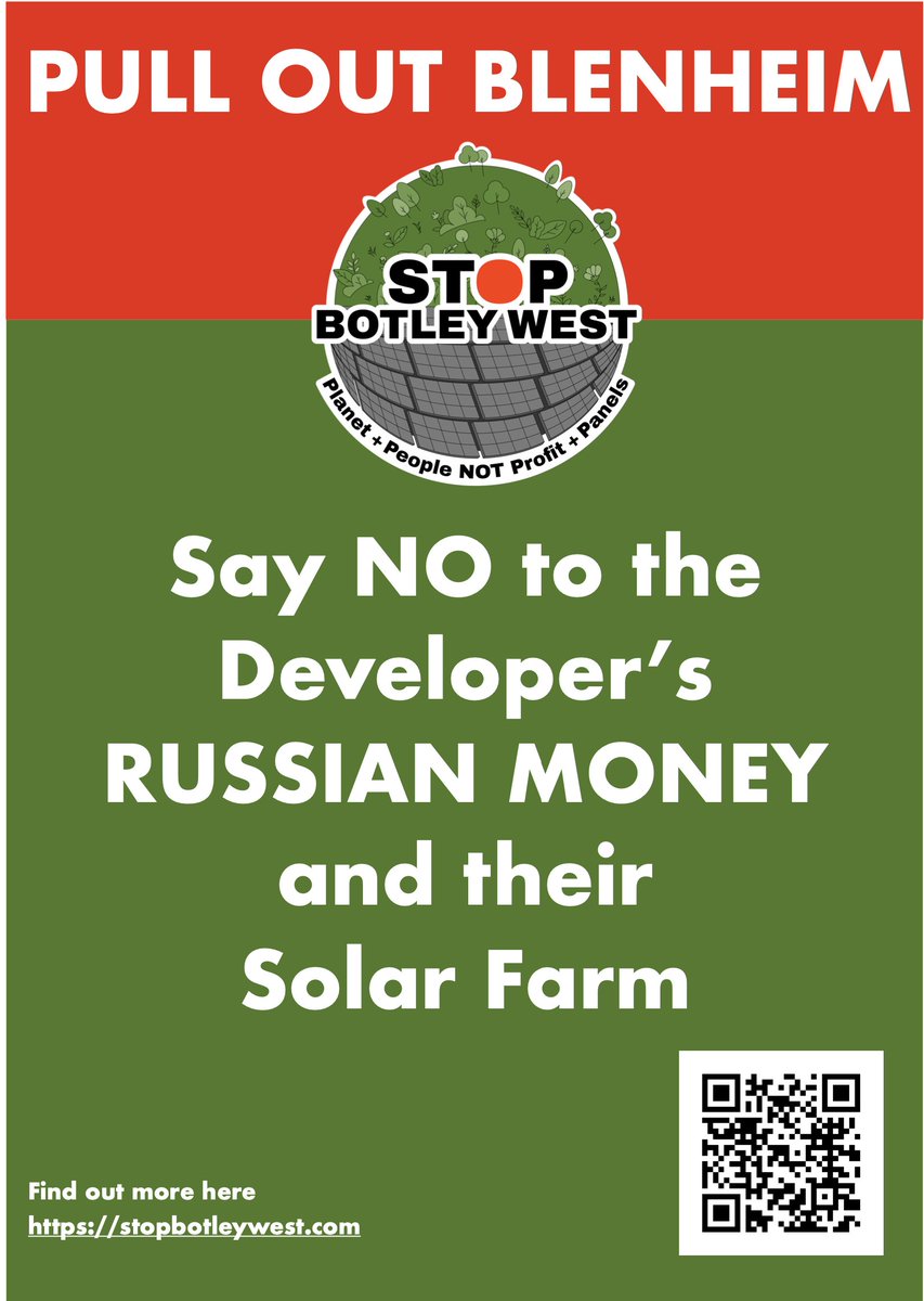 stopbotleywest's tweet image. DON'T WORK WITH BLENHEIM.

 #stopbotleywest #blenheimpalace #russianmoney #sayNO @MertonCollege @BlenheimPalace @giffordscircus @NocturneLive