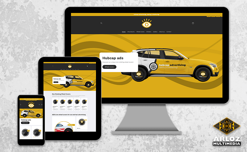 ArlozMultimedia's tweet photo. Voor https://t.co/z7Ortbxo8g ontwikkelde #Arloz de Shopify webshop en een online #huisstijl inclusief nieuw logo. #Wieldopreclame #Tapacubos #Enjoliveurs #wheelcovers

#logodesign #logoontwerp #huisstijlontwerp #shopify #shopifywebdesign #shopifywebdesigner #webdesignoldenzaal https://t.co/PX4IDBmfdl