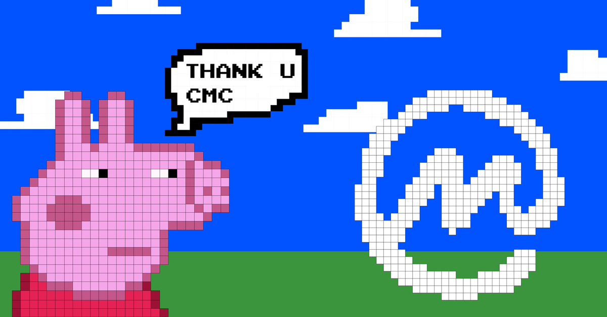peppaERC's tweet photo. A new milestone for $PEPPA. @PeppaERC finds immense joy as we join the CMC elite.

#BelikePeppa #PEPPAERC 

https://t.co/9ZmF7a52YB https://t.co/CMAQrdJqj7