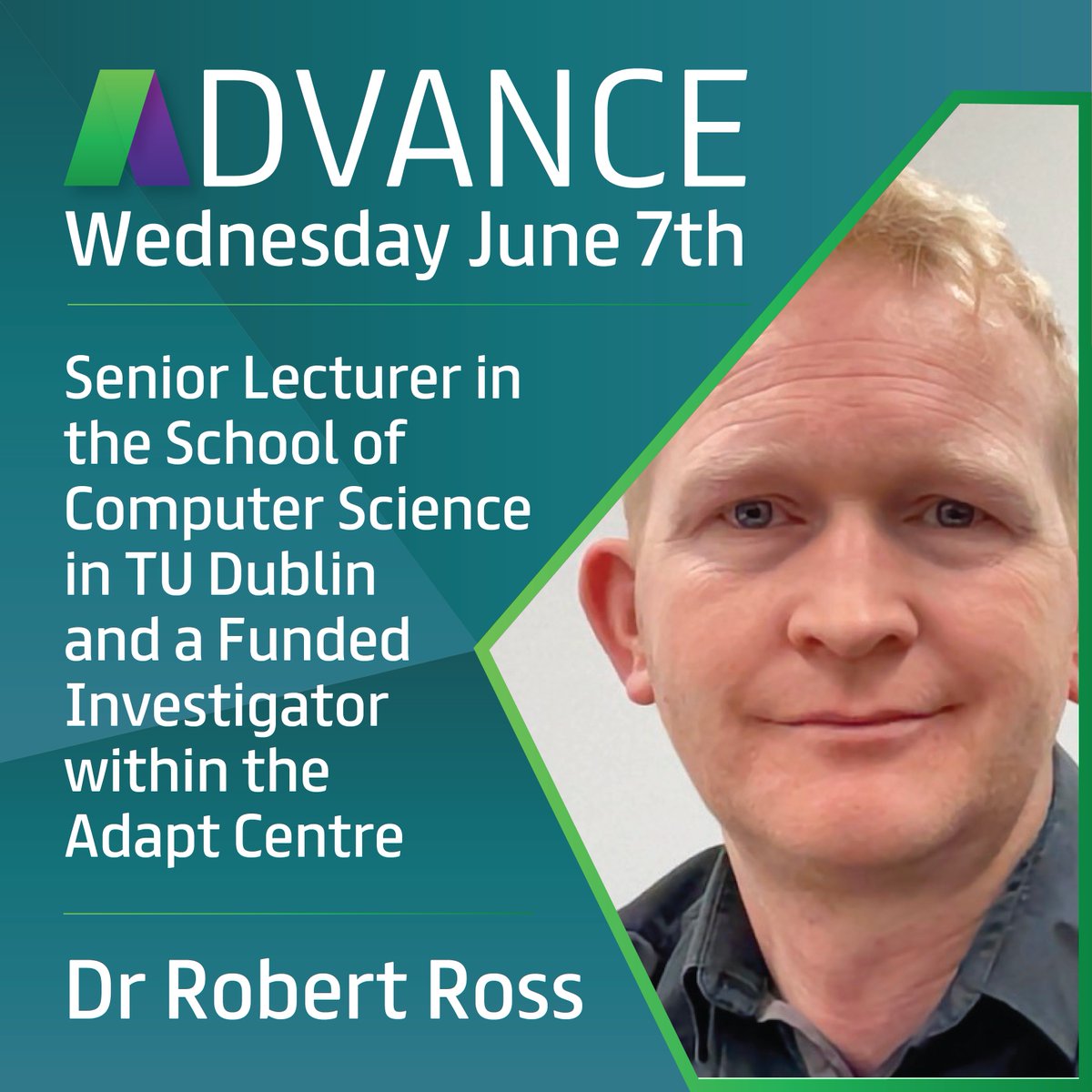 We're thrilled to announce that Dr @robertross_ie will be joining us at our upcoming industry event on generative AI, #ADVANCE2023. Mark your calendars and get ready for an insightful session filled with cutting-edge insights.

Register: bit.ly/3BhTnBi