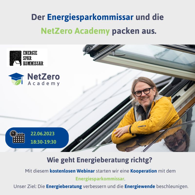 ESparkommissar's tweet image. Wie Energieberatung &quot;richtig&quot; geht, weiß ich nicht.
Ich weiß nur, dass meine Methode funktioniert.

Für alle, die einen erweiterten Blick auf das Themenfeld #Energieberatung werfen und mehr über meine Methoden erfahren möchten, gehts --&amp;gt; 
netzeroacademy.de/webinar-detail… hier lang.