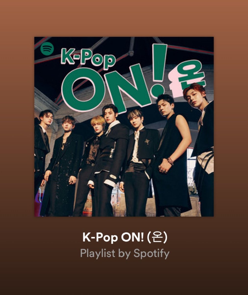 nrkdaily's tweet image. ENHYPEN is now the cover of K-Pop ON! playlist in spotify!