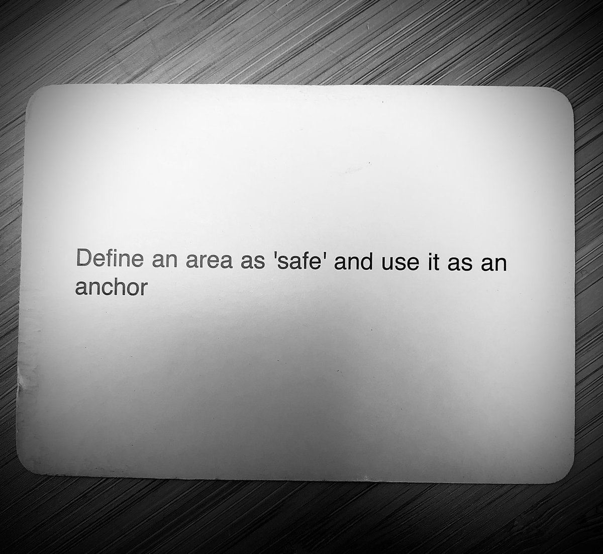 Morning! #obliquestrategy