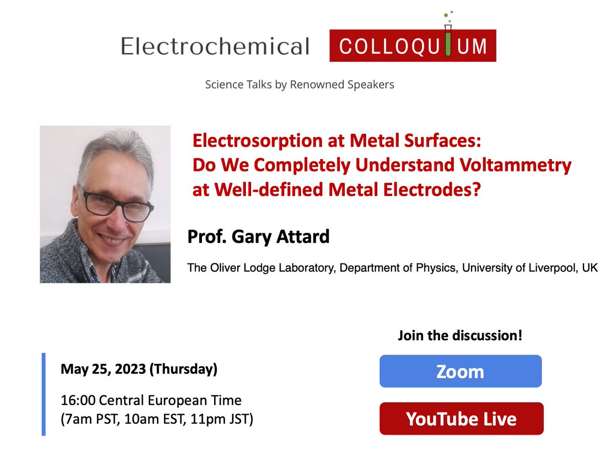Electrochemical Online Colloquium tweet media