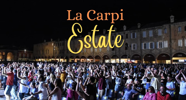 Sai cos'è LaCarpiEstate? ⛱️

È il cartellone degli eventi estivi della Città di Carpi ricco di appuntamenti culturali, sportivi e di intrattenimento che animano la bella stagione.

Segui i nostri canali per non perderne neanche uno 📌

#Carpi #LaCarpiEstate #eventi #estate