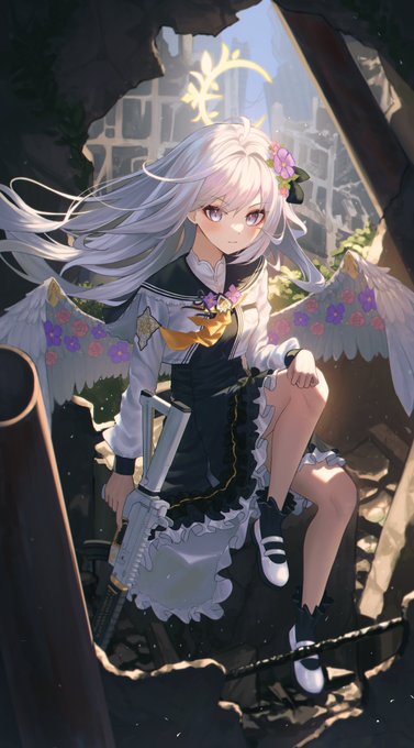 #ブルアカ  アズサ