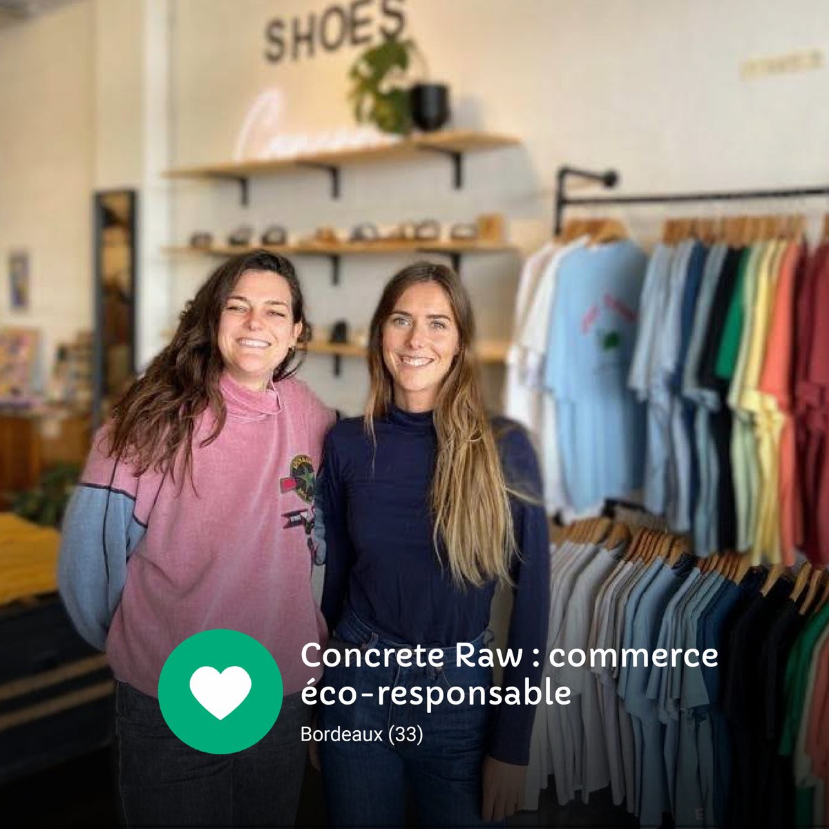 À l’occasion des 1 an de Concrete Raw, découvrez ce que devient le shop #ethique de Fanny et Marine à Bordeaux 👉zeste.coop/fr/menu_item_p…