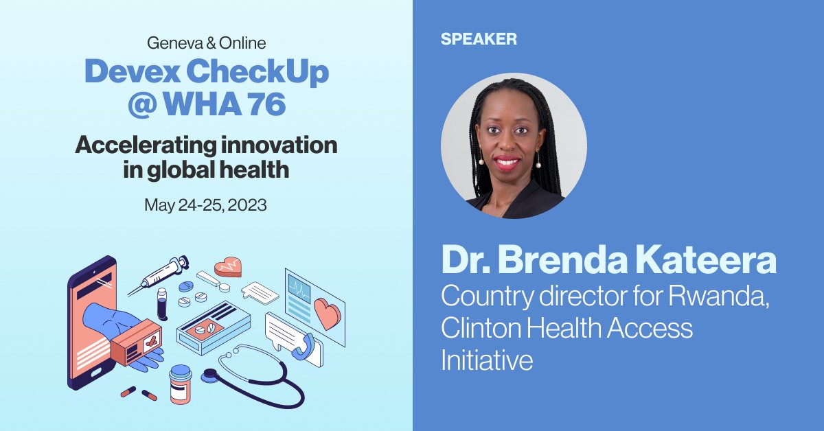 Join me and @Devex as we dig into how health challenges can be overcome and what the global development community needs to do to make urgent progress.
Register now 👇🏽
pages.devex.com/devex-checkup-…
#DevexEvent #DevexCheckUp #WHA76