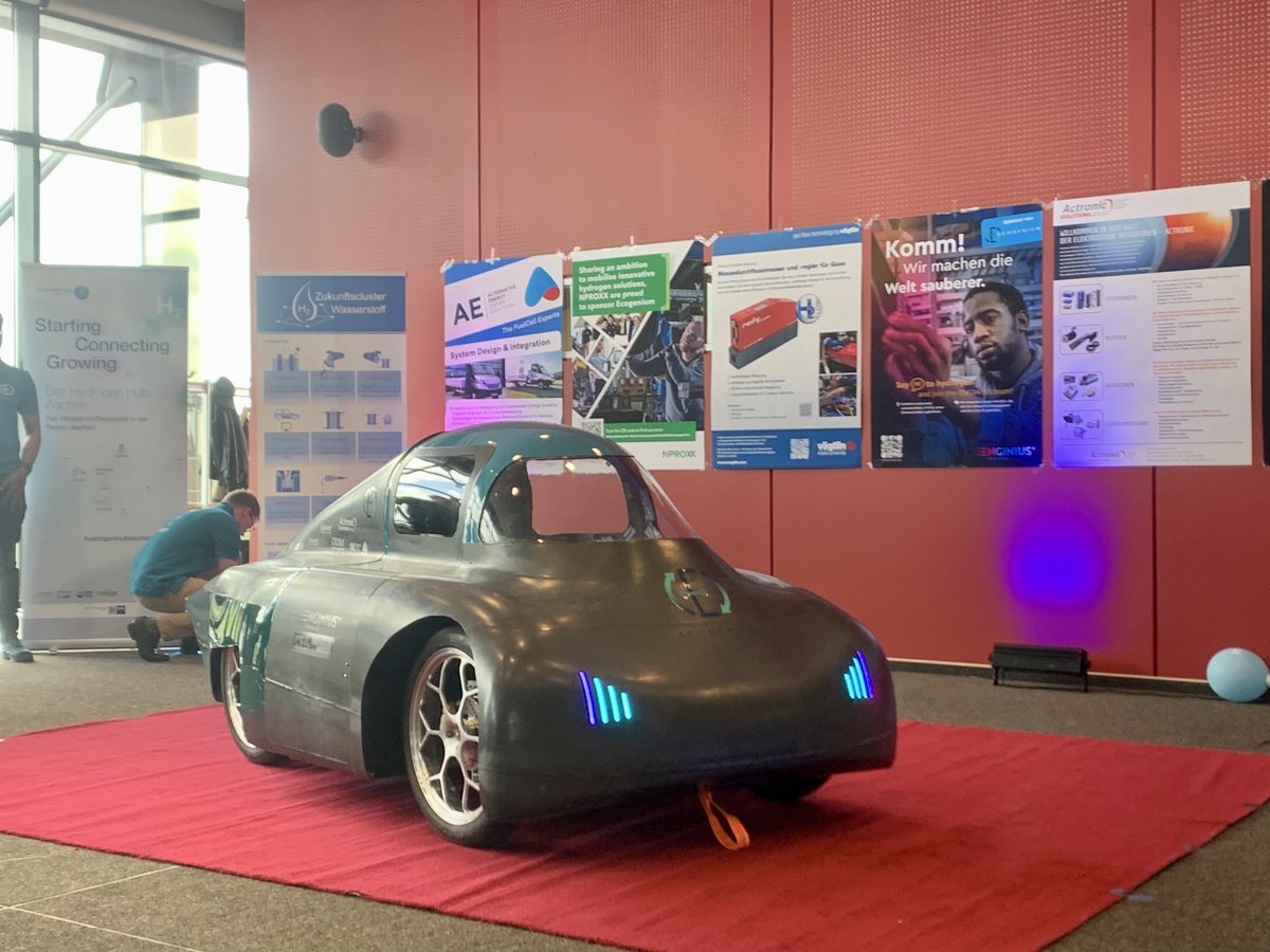 ENGINIUSbyFAUN's tweet photo. What an effort. Great team work and an excellent car. We are beyond proud and we do wish a successful race in #France. 🧡💜💙
.
Currently updated results can be found here:
https://t.co/JINMzJWbdB
.
#ecogenium #hydrogen #rwth #aachen #enginius #zeroemission @ecogeniumev https://t.co/CxK9hdHNMp