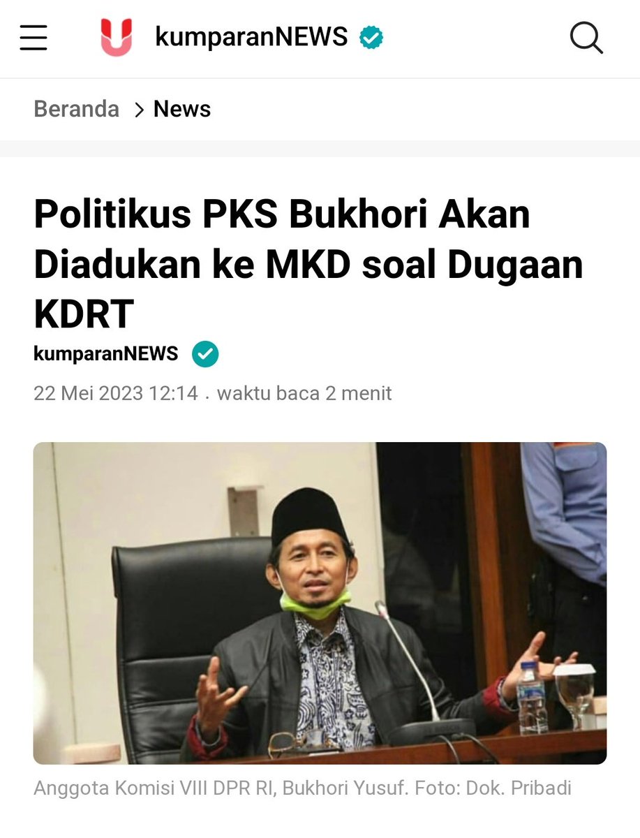 NyaiiBubu's tweet photo. Politisi PKS anggota DPR RI dilaporkan istri keduanya karena KDRT. 😱😱

"Menampar pipi dan bibir, menggigit tangan, mencekik leher, membanting, dan menginjak-injak tubuh korban yang sedang hamil. Akibat perbuatan itu, korban mengalami pendarahan," kata kuasa hukum korban. https://t.co/AYNBruaK3g