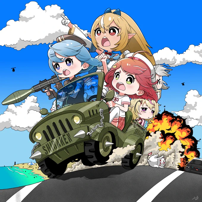 しらけんGTA #miko_Art #しらぬえ #ほしまちぎゃらりー #絵まる #ノエラート