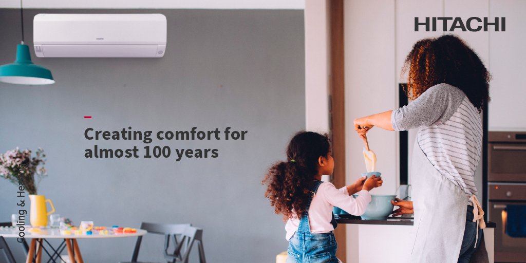 Did you know? Hitachi's been creating comfort since the 1930s, when the first Hitachi Chiller came to be. Fast forward almost a hundred years later, and a lot has changed, and Hitachi HVAC technology is now used around the world for cooling, heating and much more. #HitachiAC