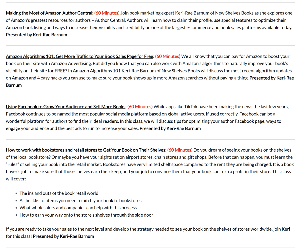 Where are our Virginia writers at? Keri will be speaking at the Hampton Roads Writers Conference in November!

hamptonroadswriters.org/2023-conferenc…

#writers #hamptonroads #virginia #publishing #bookmarketing #authors