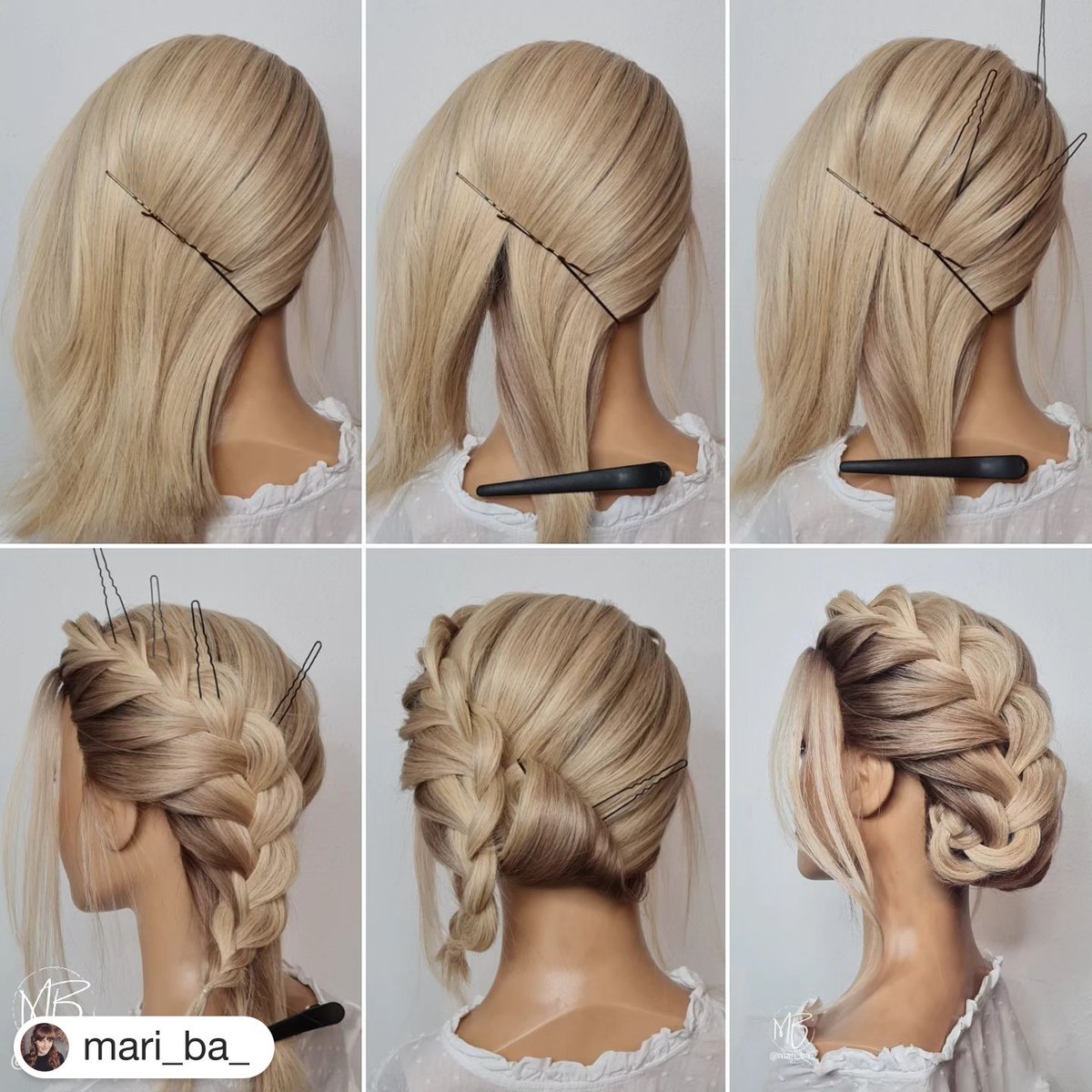 MANNEQUIN:
limage.de/en/mannequin-h…

SHOP NOW!

work by @mari_ba_
#limage #blond #updo #makeup #updos #braids #braid #weddinghair #wedding #love #Hairstylist #hairstyle #mannequinhead #hairgoals #waves #hair #vintage #love #blondhair #pastelhair #braided